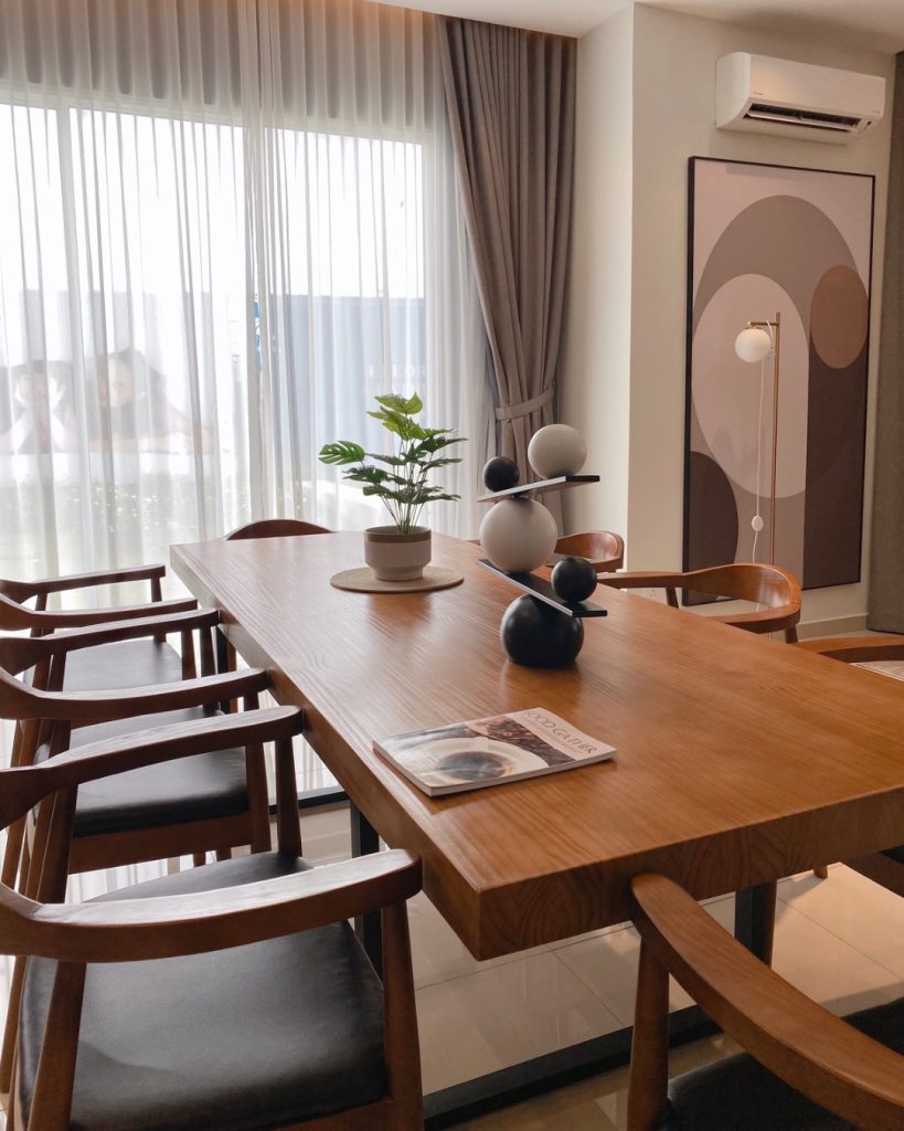 Izara Bayu Sutera open kitchen and dining hall concept with big windows